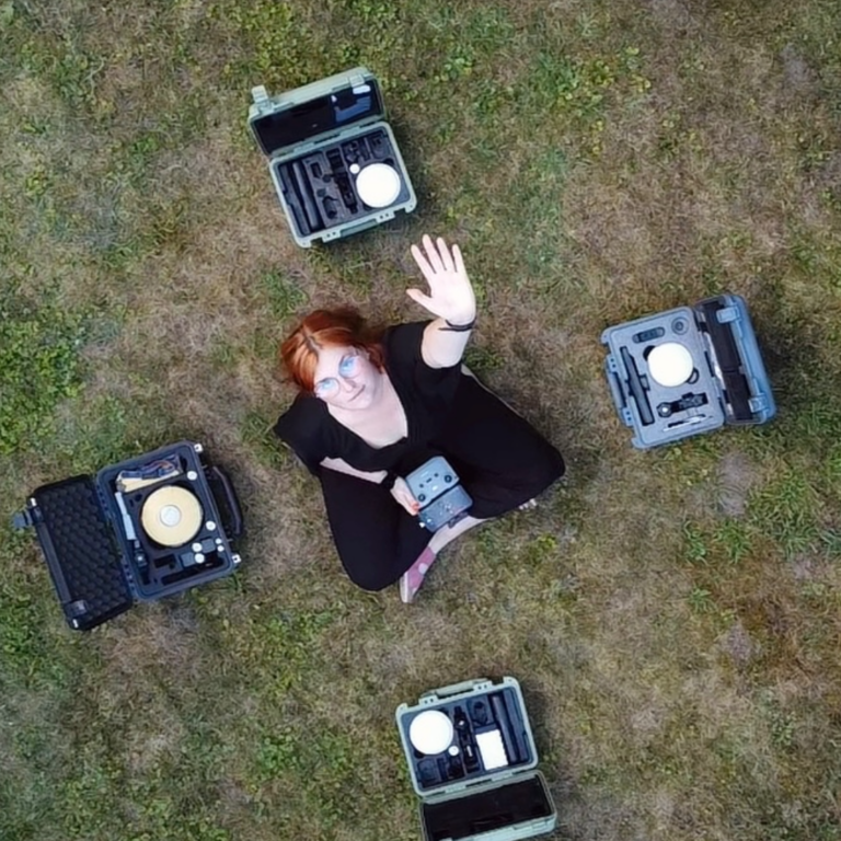 Geodeta w pracy- pomiary