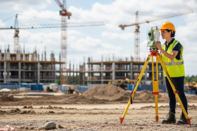 tyczenie obiektów budowlanych oraz sieci uzbrojenia terenu