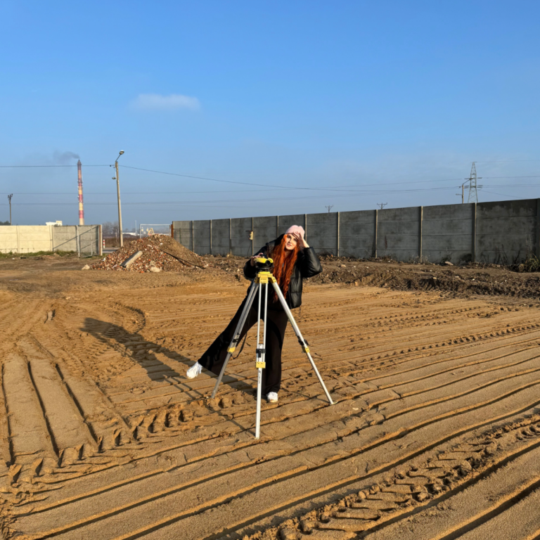 Geodeta w pracy- pomiary